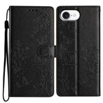 Custodia per cellulare in pelle con farfalle e fiori, For iPhone 18 Pro, For iPhone 18 Pro Max, For iPhone 17e / 16e, For iPhone 16 Pro Max