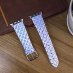 Cinturino di ricambio per cinturino di ricambio con texture a squame di pesce scolorito, For Apple Watch 5 & 4 40mm / 3 & 2 & 1 38mm, For Apple Watch 5 & 4 44mm / 3 & 2 & 1 42mm