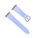 Cinturino di ricambio per cinturino di ricambio con texture a squame di pesce scolorito, For Apple Watch 5 & 4 40mm / 3 & 2 & 1 38mm, For Apple Watch 5 & 4 44mm / 3 & 2 & 1 42mm