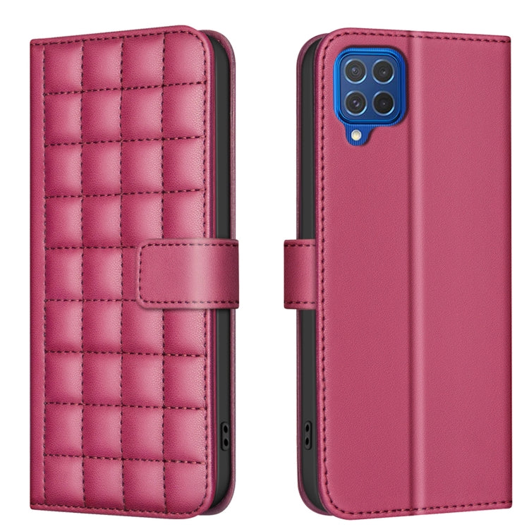 Custodia per telefono in pelle con struttura quadrata, For Samsung Galaxy M55, For Samsung Galaxy M15, For Samsung Galaxy M62