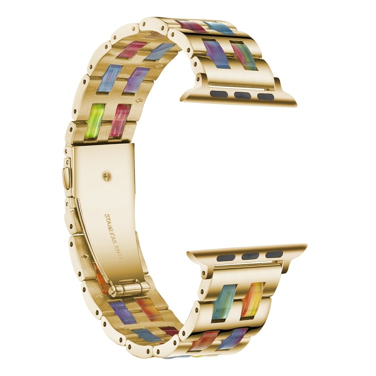 Cinturino in acciaio inossidabile e resina per Apple Watch