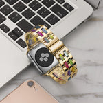 Cinturino in acciaio inossidabile e resina per Apple Watch