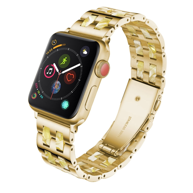 Cinturino in acciaio inossidabile e resina per Apple Watch