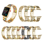 Cinturino in acciaio inossidabile e resina per Apple Watch