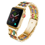 Cinturino in acciaio inossidabile e resina per Apple Watch