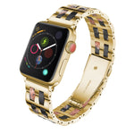 Cinturino in acciaio inossidabile e resina per Apple Watch