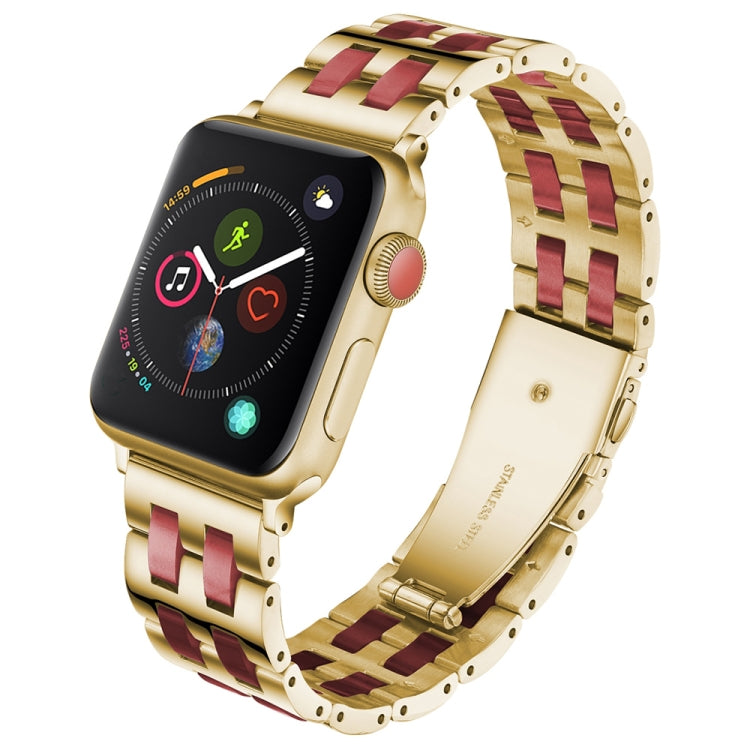 Cinturino in acciaio inossidabile e resina per Apple Watch