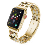 Cinturino in acciaio inossidabile e resina per Apple Watch