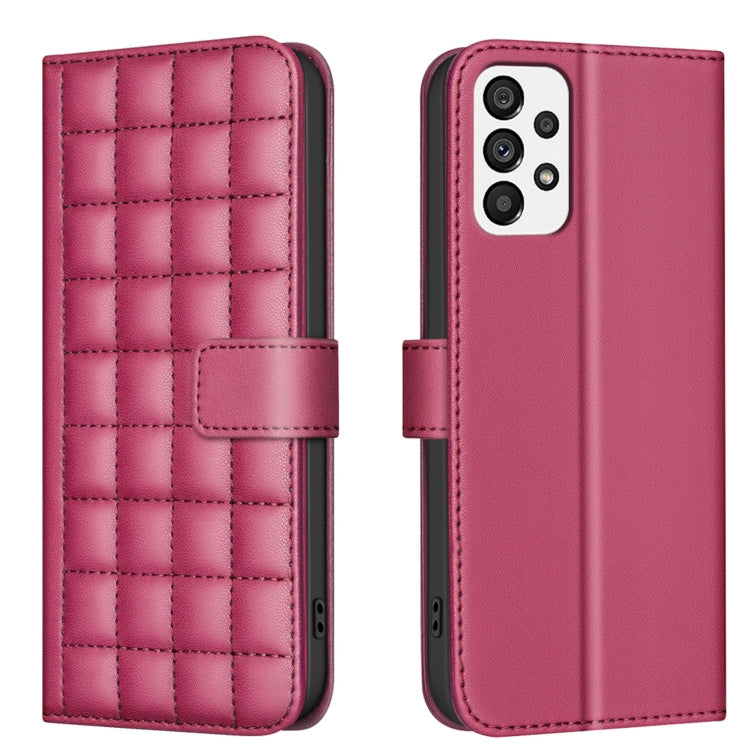 Custodia per telefono in pelle con struttura quadrata, For Samsung Galaxy A34 5G, For Samsung Galaxy A54 5G, For Samsung Galaxy A23 / M23 / M13 4G, For Samsung Galaxy A73