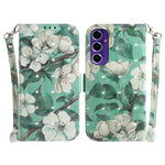 Custodia per telefono in pelle con flip orizzontale colorata 3D, For Samsung Galaxy S25 Ultra 5G, For Samsung Galaxy S24 FE 5G