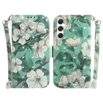 Custodia per telefono in pelle con flip orizzontale colorata 3D, For Samsung Galaxy S25 5G, For Samsung Galaxy S25+ 5G
