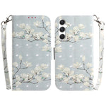 Custodia per telefono in pelle con flip orizzontale colorata 3D, For Samsung Galaxy S25 5G, For Samsung Galaxy S25+ 5G