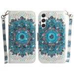 Custodia per telefono in pelle con flip orizzontale colorata 3D, For Samsung Galaxy S25 5G, For Samsung Galaxy S25+ 5G