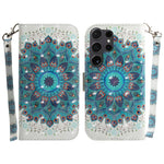 Custodia per telefono in pelle con flip orizzontale colorata 3D, For Samsung Galaxy S25 Ultra 5G, For Samsung Galaxy S24 FE 5G