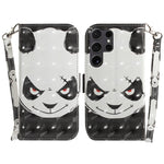 Custodia per telefono in pelle con flip orizzontale colorata 3D, For Samsung Galaxy S25 Ultra 5G, For Samsung Galaxy S24 FE 5G