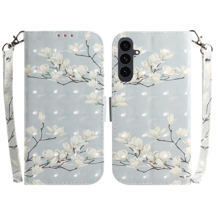 Custodia per telefono in pelle con flip orizzontale colorata 3D, For Samsung Galaxy S26 5G, For Samsung Galaxy S25 FE 5G