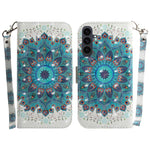 Custodia per telefono in pelle con flip orizzontale colorata 3D, For Samsung Galaxy S26 5G, For Samsung Galaxy S25 FE 5G