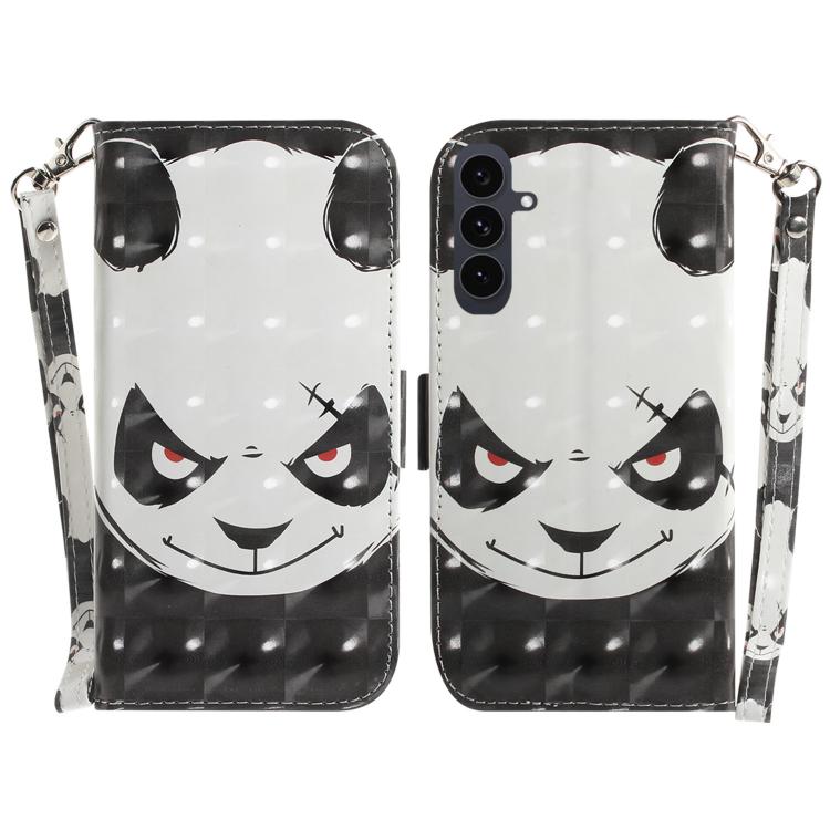 Custodia per telefono in pelle con flip orizzontale colorata 3D, For Samsung Galaxy S26 5G, For Samsung Galaxy S25 FE 5G
