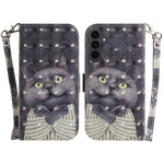 Custodia per telefono in pelle con flip orizzontale colorata 3D, For Samsung Galaxy S26 5G, For Samsung Galaxy S25 FE 5G
