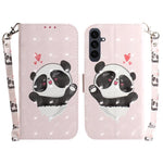 Custodia per telefono in pelle con flip orizzontale colorata 3D, For Samsung Galaxy S26 5G, For Samsung Galaxy S25 FE 5G