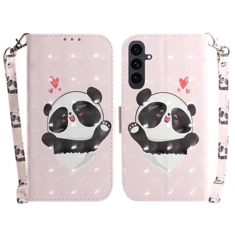 Custodia per telefono in pelle con flip orizzontale colorata 3D, For Samsung Galaxy S26 5G, For Samsung Galaxy S25 FE 5G