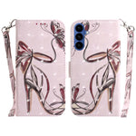 Custodia per telefono in pelle con flip orizzontale colorata 3D, For Samsung Galaxy S26 5G, For Samsung Galaxy S25 FE 5G