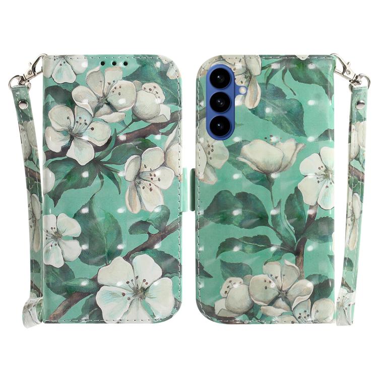 Custodia per telefono in pelle con flip orizzontale colorata 3D, For Samsung Galaxy S26 5G, For Samsung Galaxy S25 FE 5G