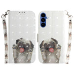 Custodia per telefono in pelle con flip orizzontale colorata 3D, For Samsung Galaxy S26 5G, For Samsung Galaxy S25 FE 5G