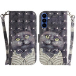 Custodia per telefono in pelle con flip orizzontale colorata 3D, For Samsung Galaxy S26 5G, For Samsung Galaxy S25 FE 5G