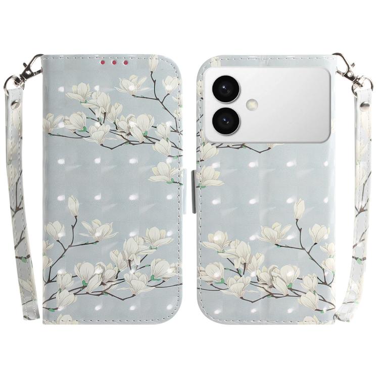 Custodia per telefono in pelle con flip orizzontale colorata 3D, For Samsung Galaxy S26 Edge 5G, For Samsung Galaxy S26 Ultra 5G