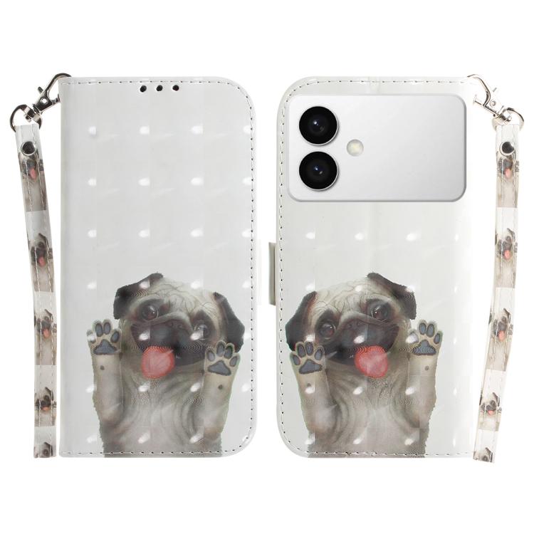 Custodia per telefono in pelle con flip orizzontale colorata 3D, For Samsung Galaxy S26 Edge 5G, For Samsung Galaxy S26 Ultra 5G