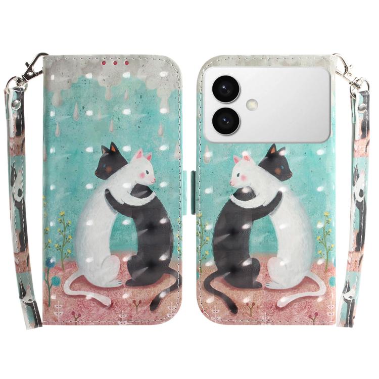 Custodia per telefono in pelle con flip orizzontale colorata 3D, For Samsung Galaxy S26 Edge 5G, For Samsung Galaxy S26 Ultra 5G