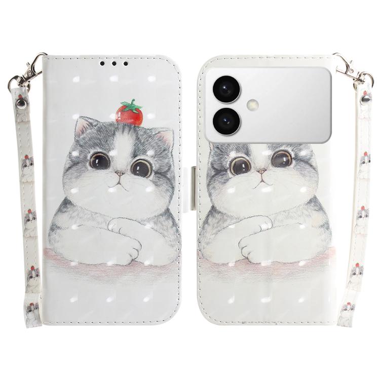 Custodia per telefono in pelle con flip orizzontale colorata 3D, For Samsung Galaxy S26 Edge 5G, For Samsung Galaxy S26 Ultra 5G