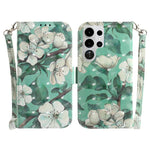 Custodia per telefono in pelle con flip orizzontale colorata 3D, For Samsung Galaxy S26 Edge 5G, For Samsung Galaxy S26 Ultra 5G