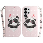 Custodia per telefono in pelle con flip orizzontale colorata 3D, For Samsung Galaxy S26 Edge 5G, For Samsung Galaxy S26 Ultra 5G