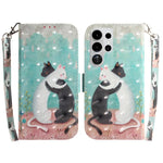 Custodia per telefono in pelle con flip orizzontale colorata 3D, For Samsung Galaxy S26 Edge 5G, For Samsung Galaxy S26 Ultra 5G