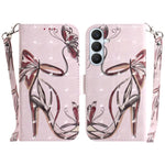 Custodia per telefono in pelle con flip orizzontale colorata 3D, For Galaxy S26 FE 5G, For Samsung Galaxy S26+ 5G