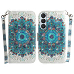 Custodia per telefono in pelle con flip orizzontale colorata 3D, For Galaxy S26 FE 5G, For Samsung Galaxy S26+ 5G