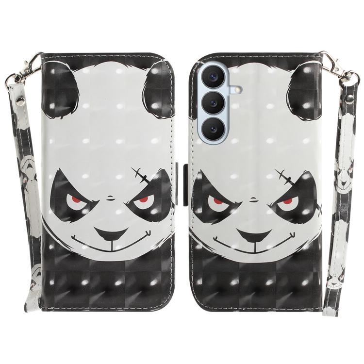 Custodia per telefono in pelle con flip orizzontale colorata 3D, For Galaxy S26 FE 5G, For Samsung Galaxy S26+ 5G