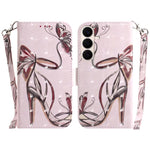 Custodia per telefono in pelle con flip orizzontale colorata 3D, For Galaxy S26 FE 5G, For Samsung Galaxy S26+ 5G