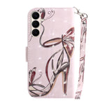 Custodia per telefono in pelle con flip orizzontale colorata 3D, For Galaxy S26 FE 5G, For Samsung Galaxy S26+ 5G