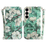 Custodia per telefono in pelle con flip orizzontale colorata 3D, For Galaxy S26 FE 5G, For Samsung Galaxy S26+ 5G