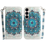 Custodia per telefono in pelle con flip orizzontale colorata 3D, For Galaxy S26 FE 5G, For Samsung Galaxy S26+ 5G