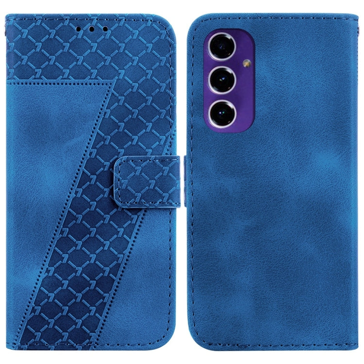 Custodia per telefono in pelle goffrata a sette forme, For Samsung Galaxy S25 Ultra 5G, For Samsung Galaxy S24 FE 5G