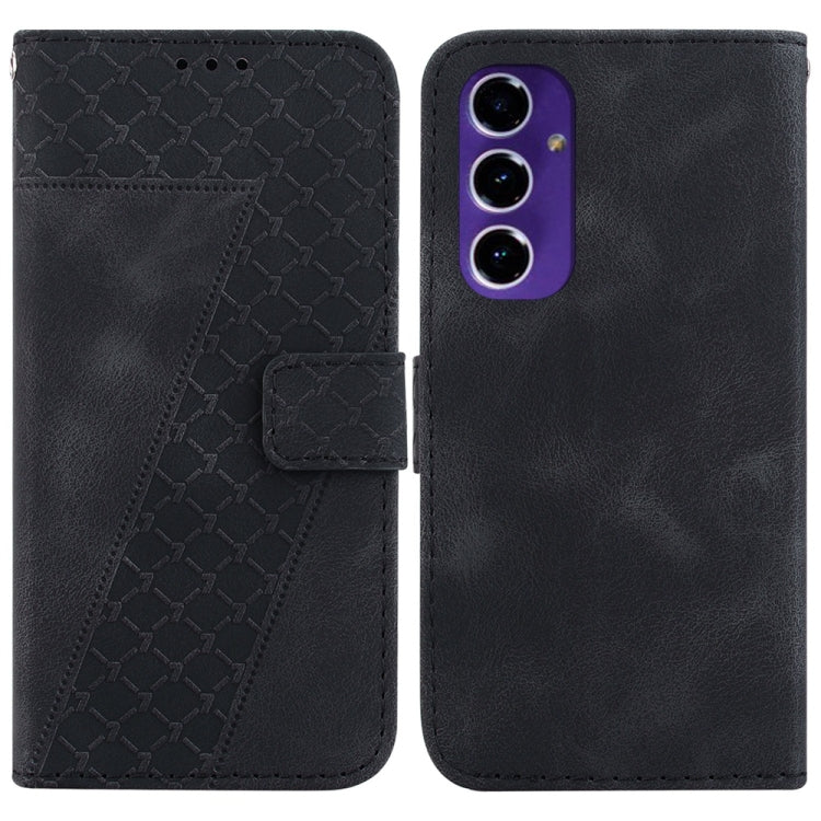 Custodia per telefono in pelle goffrata a sette forme, For Samsung Galaxy S25 Ultra 5G, For Samsung Galaxy S24 FE 5G