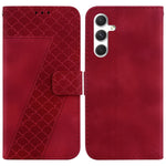 Custodia per telefono in pelle goffrata a sette forme, For Samsung Galaxy S25 FE 5G, For Samsung Galaxy S25 Edge 5G, For Samsung Galaxy S25 5G, For Samsung Galaxy S25+ 5G
