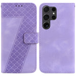 Custodia per telefono in pelle goffrata a sette forme, For Samsung Galaxy S25 Ultra 5G, For Samsung Galaxy S24 FE 5G