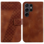Custodia per telefono in pelle goffrata a sette forme, For Samsung Galaxy S25 Ultra 5G, For Samsung Galaxy S24 FE 5G