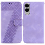 Custodia per telefono in pelle goffrata a sette forme, For Samsung Galaxy S25 FE 5G, For Samsung Galaxy S25 Edge 5G, For Samsung Galaxy S25 5G, For Samsung Galaxy S25+ 5G