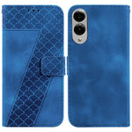 Custodia per telefono in pelle goffrata a sette forme, For Samsung Galaxy S25 FE 5G, For Samsung Galaxy S25 Edge 5G, For Samsung Galaxy S25 5G, For Samsung Galaxy S25+ 5G